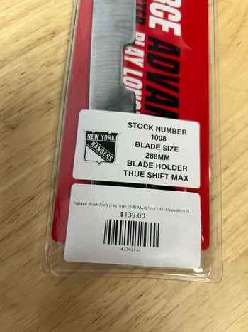 288mm BladeTech (Fits True Shift Max) True DLC Equivalent New York Rangers Pro Stock