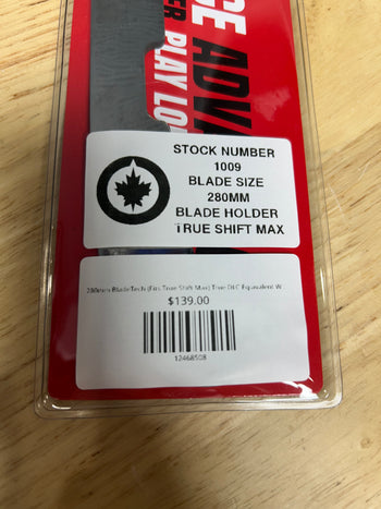280mm BladeTech (Fits True Shift Max) True DLC Equivalent Winnipeg Jets Pro Stock