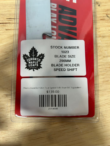296mm BladeTech (Fits True Speed Shift) True DLC Equivalent Toronto Maple Leafs Pro Stock