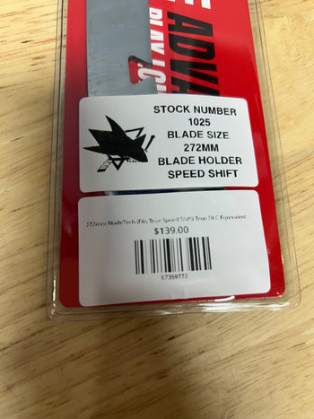 272mm BladeTech (Fits True Speed Shift) True DLC Equivalent  San Jose Sharks Pro Stock