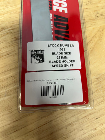263mm BladeTech (Fits True Speed Shift) True DLC Equivalent  New York Rangers Pro Stock
