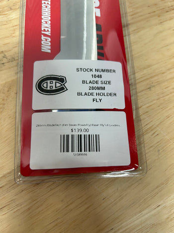 280mm BladeTech (Fits Bauer PowerFly) Bauer FlyTi Equivalent  Montreal Canadiens Pro Stock