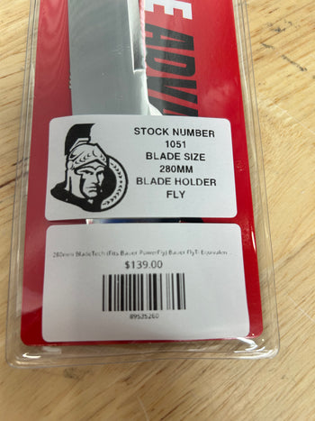280mm BladeTech (Fits Bauer PowerFly) Bauer FlyTi Equivalent  Ottawa Senators Pro Stock