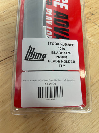 263mm BladeTech (Fits Bauer PowerFly) Bauer FlyTi Equivalent QMJHL Pro Stock