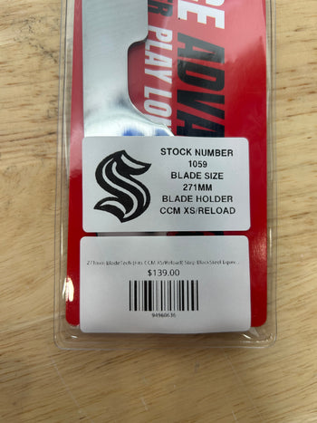 271mm BladeTech (Fits CCM XS/Reload) Step BlackSteel Equivalent Seattle Kraken Pro Stock
