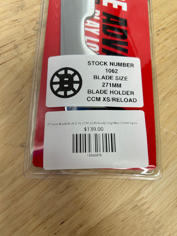 271mm BladeTech (Fits CCM XS/Reload) Step BlackSteel Equivalent Boston Bruins Pro Stock