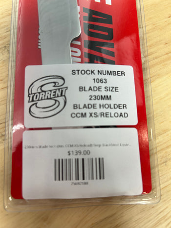 230mm BladeTech (Fits CCM XS/Reload) Step BlackSteel Equivalent Seattle Torrent Pro Stock