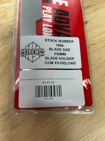 230mm BladeTech (Fits CCM XS/Reload) Step BlackSteel Equivalent New York Sirens Pro Stock