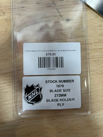 272mm Bauer FLY-X (Used) NHL Pro Stock (Blade/Runner)