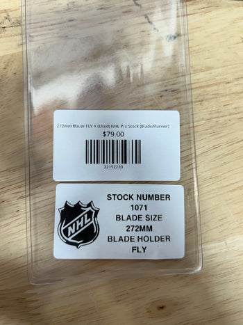272mm Bauer FLY-X (Used) NHL Pro Stock (Blade/Runner)