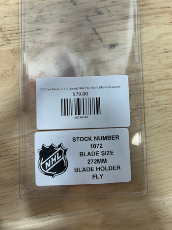 272mm Bauer FLY-X (Used) NHL Pro Stock (Blade/Runner)