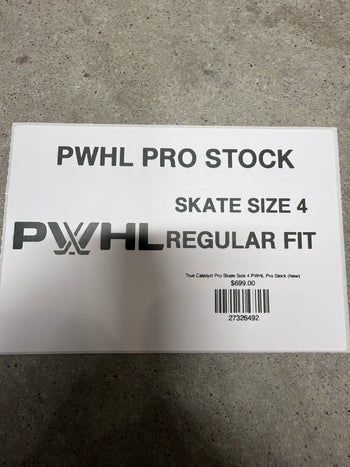 True Catalyst Pro Skate Size 4 PWHL Pro Stock (New)