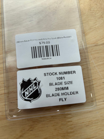 280mm Bauer FLY-X (Used) NHL Pro Stock (Blade/Runner)