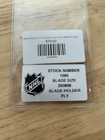 280mm Bauer FLY-X (Used) NHL Pro Stock (Blade/Runner)