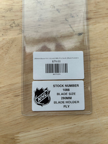 280mm Bauer FLY-X (Used) NHL Pro Stock (Blade/Runner)