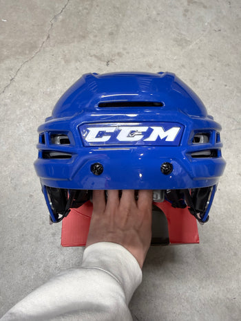 Small CCM Tacks 910 Blue Helmet Toronto Maple Leafs Pro Stock (New)