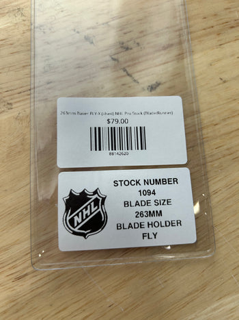 263mm Bauer FLY-X (Used) NHL Pro Stock (Blade/Runner)