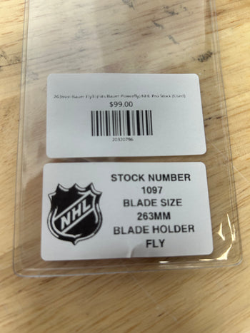 263mm Bauer FlyTi (Fits Bauer Powerfly) NHL Pro Stock (Used)