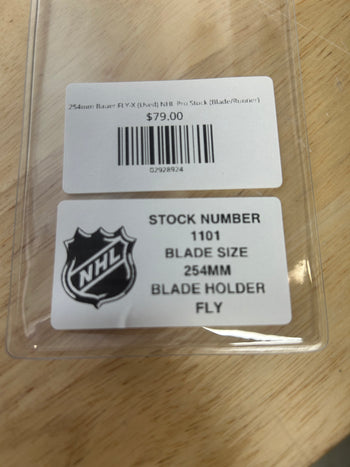 254mm Bauer FLY-X (Used) NHL Pro Stock (Blade/Runner)