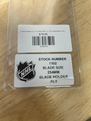 254mm Bauer FLY-X (Used) NHL Pro Stock (Blade/Runner)