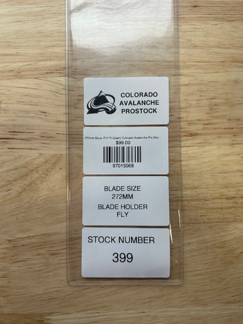 272mm Bauer FLY-TI (Used) Colorado Avalanche Pro Stock (Blade/Runner)