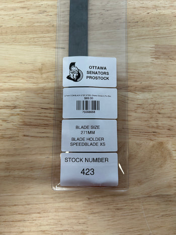 271mm CCM BLACK STEP STEEL Ottawa Senators Pro Stock (Blade/Runner)