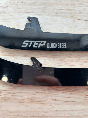 271mm CCM BLACK STEP STEEL New York Rangers Pro Stock (Blade/Runner)