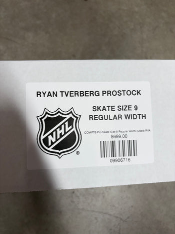 CCM FT6 Pro Skate Size 9 Regular Width (Used) RYAN TVERBERG Pro Stock