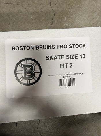 Bauer Vapor Flylite Skate Size 10 FIT 2 (Used) BOSTON BRUINS Pro Stock