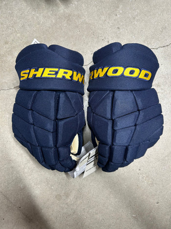 13” Sherwood Code 3 Pro Stock Hockey Gloves William Nylander Team Sweden