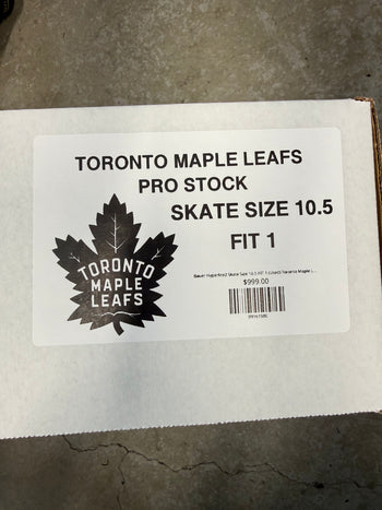 Bauer Hyperlite2 Skate Size 10.5 FIT 1 (Used) Toronto Maple Leafs Pro Stock