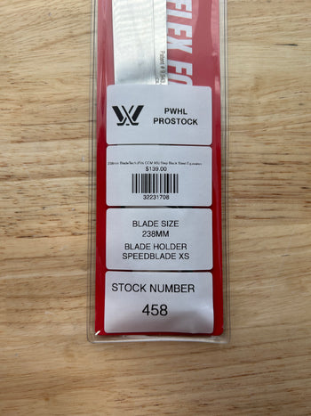238mm BladeTech (Fits CCM XS) Step Black Steel Equivalent PWHL Pro Stock (New)