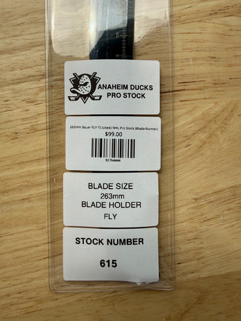 263mm Bauer FLY-TI (Used) NHL Pro Stock (Blade/Runner)