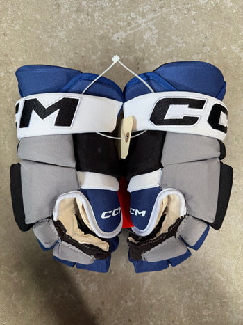 14” CCM HG43PP Tampa Bay Lightning Reverse Retro Gloves Pro Stock New