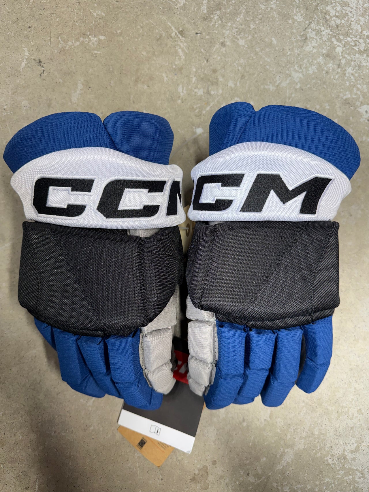 14” CCM HGTK Pro Tampa Bay Lightning Reverse Retro Hockey Gloves (New)