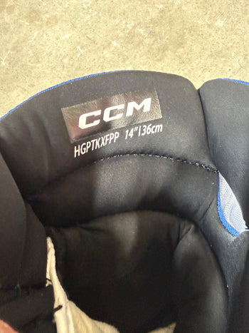 14” CCM HGTK Pro Tampa Bay Lightning Reverse Retro Hockey Gloves (New)