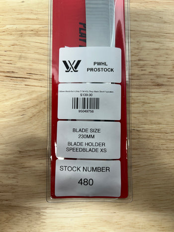 230mm BladeTech (Fits CCM XS) Step Black Steel Equivalent PWHL Pro Stock (New)