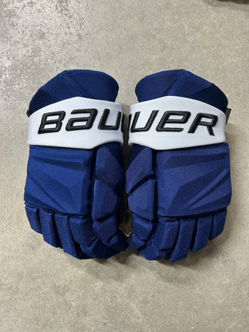 15” Bauer Vapor Hyperlite Tampa Bay Lightning Gloves Pro Stock New