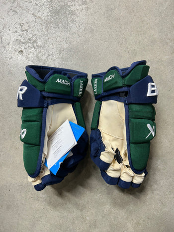 13” Bauer Mach Gloves NCAA Mercyhurst Lakers Pro Stock