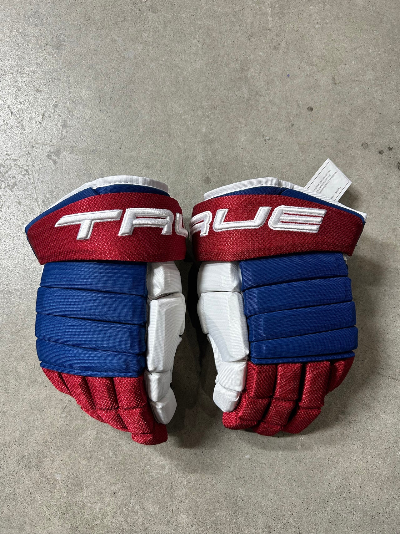13” True 4 Roll Pro Montreal Canadiens Pro Stock Hockey Gloves (New)