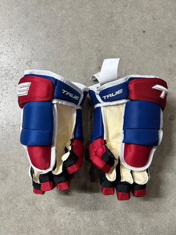 13” True 4 Roll Pro Montreal Canadiens Pro Stock Hockey Gloves (New)