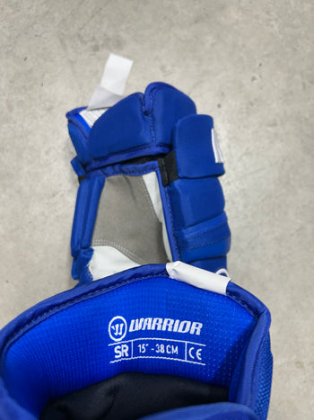 15” Warrior Covert Pro QRE Hockey Gloves (New) NHL Pro Stock