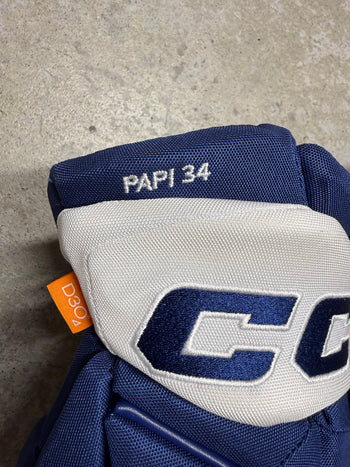 13” CCM Pro Toronto Maple Leafs Auston Matthews Pro Stock Gloves (New)