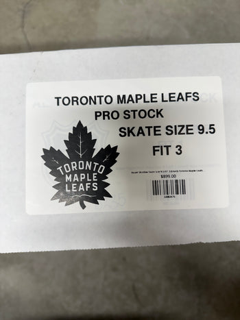Bauer Shadow Skate Size 9.5 FIT 3 (Used) Toronto Maple Leafs Pro Stock