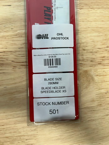 280mm BladeTech (Fits CCM XS) Step Black Steel Equivalent OHL Pro Stock (New)