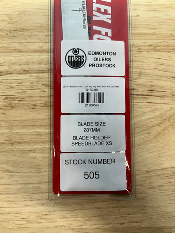 287mm BladeTech (Fits CCM XS) Step Black Steel Equivalent NHL Pro Stock (New) (Copy)