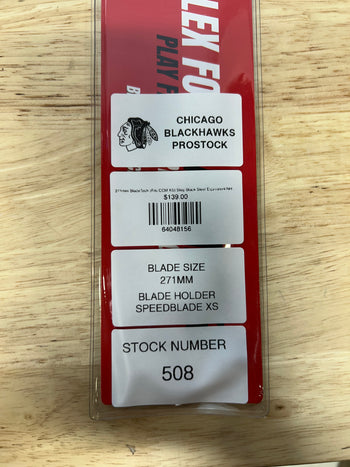271mm BladeTech (Fits CCM XS) Step Black Steel Equivalent NHL Pro Stock (New)