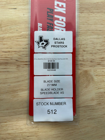 271mm BladeTech (Fits CCM XS) Step Black Steel Equivalent NHL Pro Stock (New)