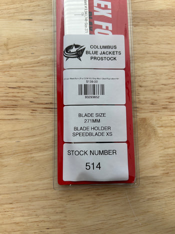 271mm BladeTech (Fits CCM XS) Step Black Steel Equivalent NHL Pro Stock (New)