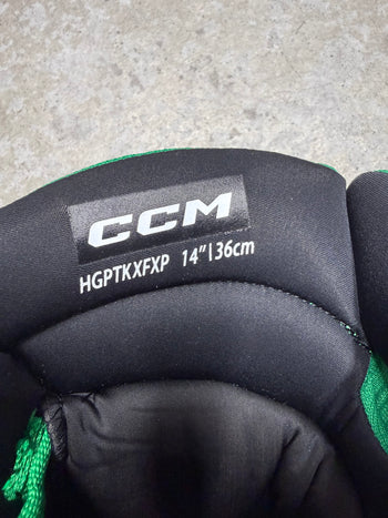 14” CCM Tacks XF Pro Gloves Toronto St Pats Pro Stock (Used)